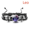 12 Zodiac Signs Constellation Charm Luminous Bracelet