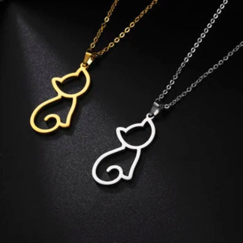 Fashion Cat Pendant Necklace