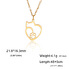 Fashion Cat Pendant Necklace