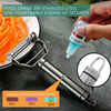 Stainless Steel Multi-function Peeler and Slicer | 1 + 1 Free