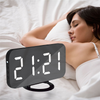 Load image into Gallery viewer, Digital LED Mirror Alarm Clock