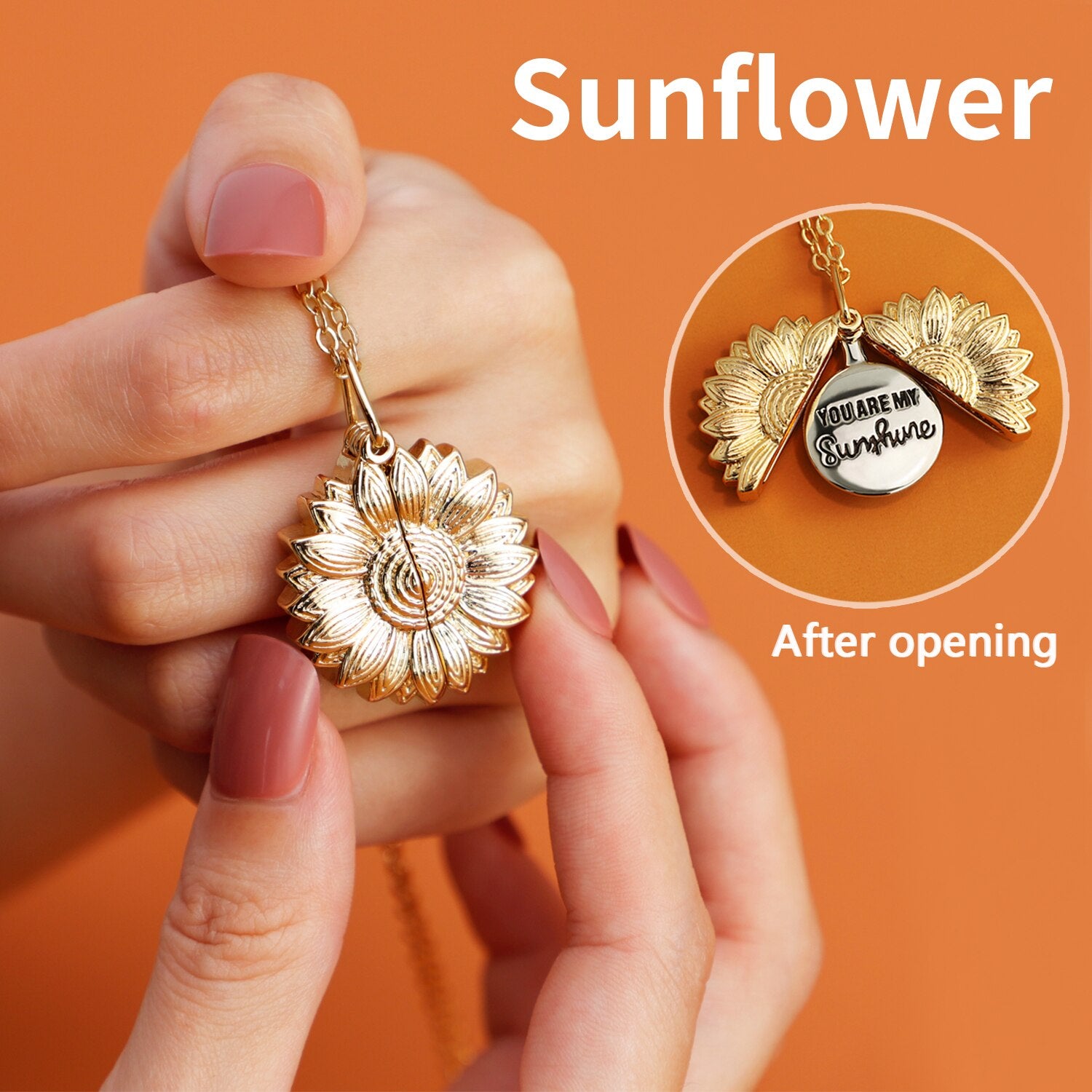 Sunshine Sunflower Necklace