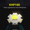 XHP160 Super Bright LED Flashlight