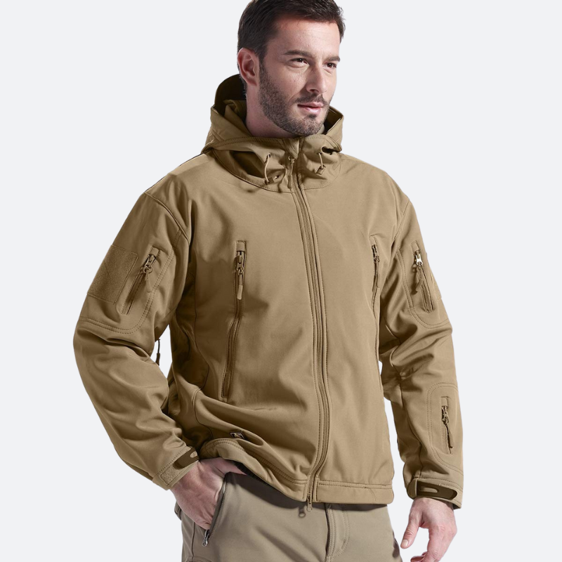 Soft Shell Hooded Tactical Jacket