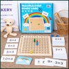 Load image into Gallery viewer, Educational Wooden Math Board Game Set