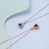 Bespoke Heart Photo Projection Necklace
