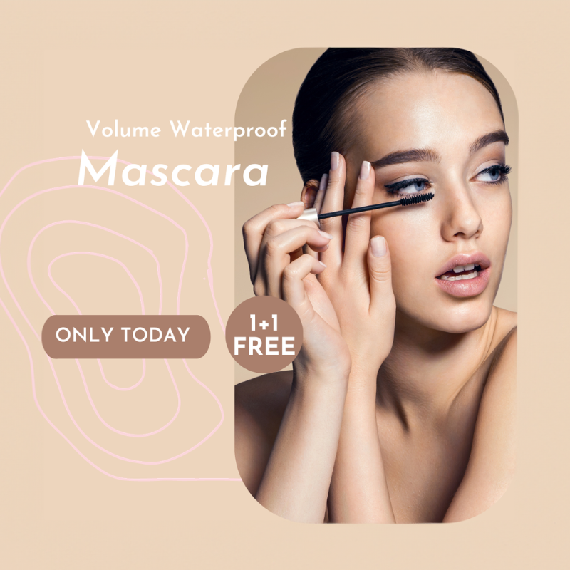 Eternal Lash Full Volume Waterproof Mascara | 1+1 FREE