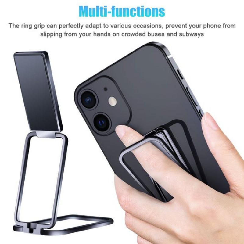Universal Retractable Magnetic Phone Ring Holder