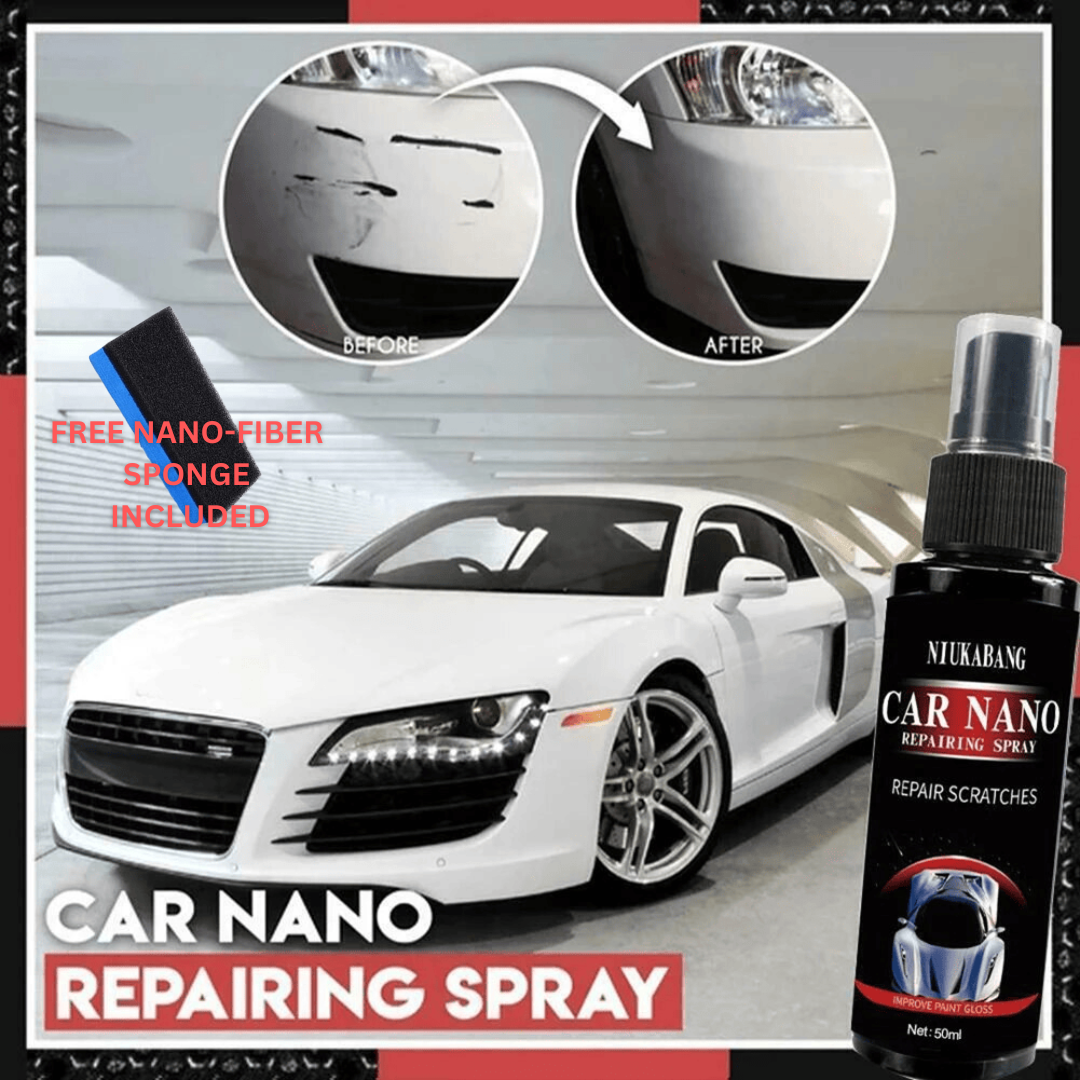 Nano Coat Scratch Master Spray (suitable for all Colours) + Free Nano-Fiber Sponge