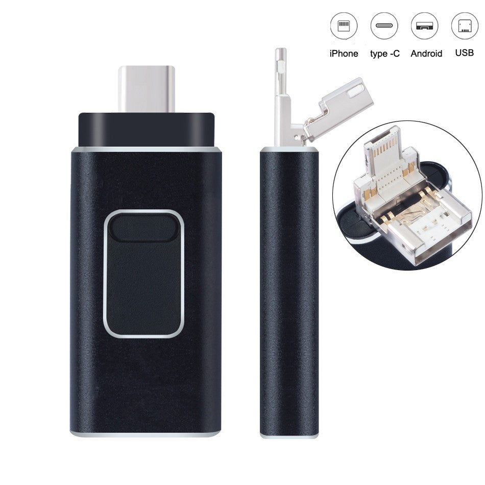 OTG Portable USB Flash Drive for iPhone, iPad & Android