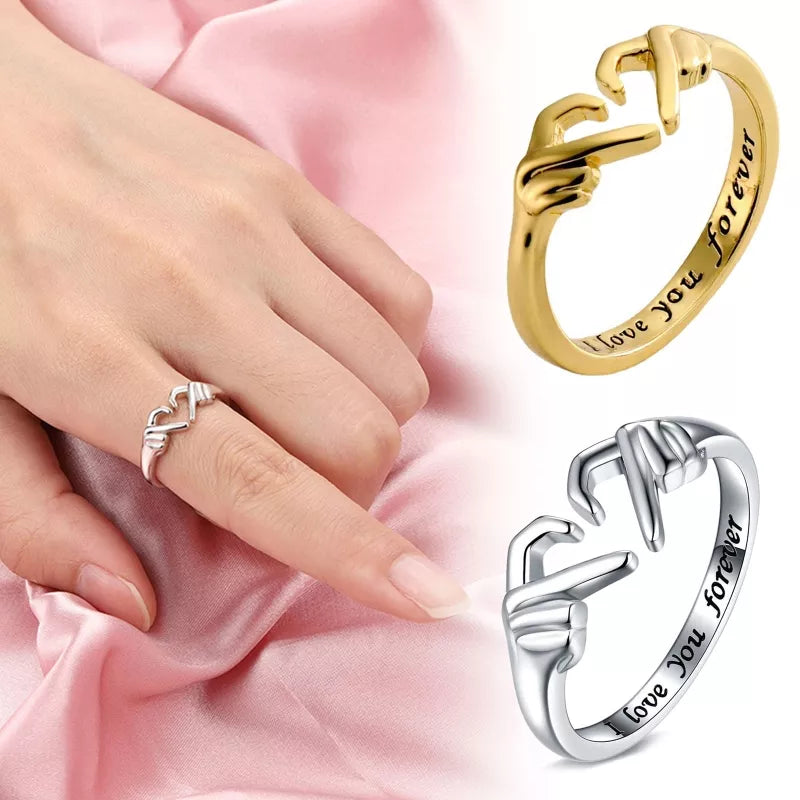 Adjustable ‘I Love You Forever’ Heart Ring | 1+1 FREE
