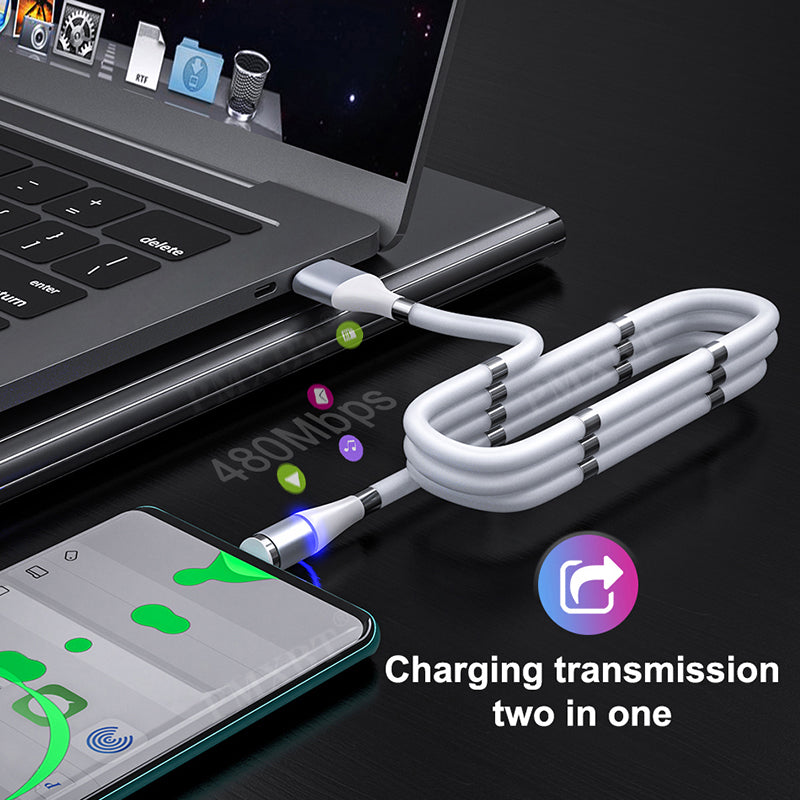 3-in-1 Magnetic USB Type Cable