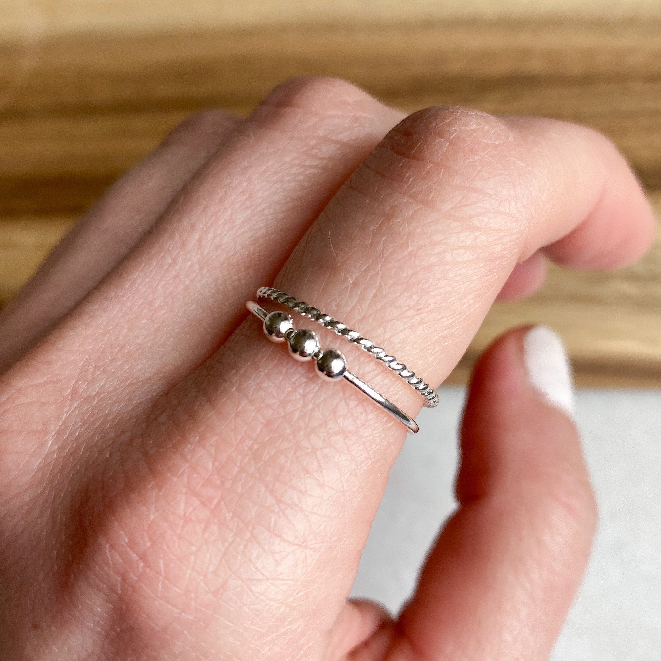 Silver Spinner Anti-Anxiety Ring | 1+1 FREE