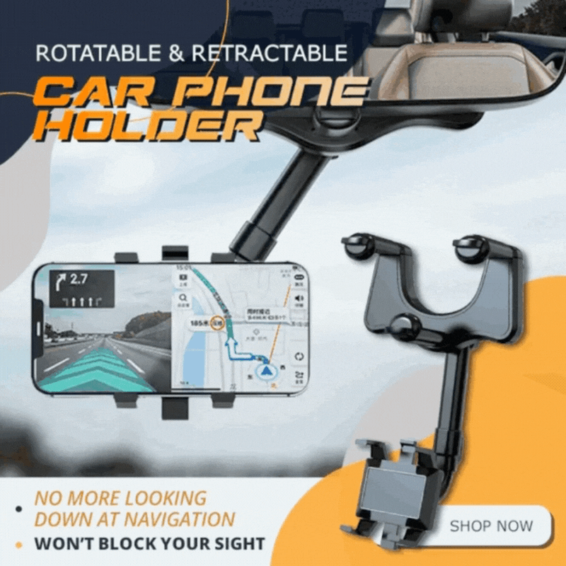 🔥Rotatable and Retractable Car Phone Holder