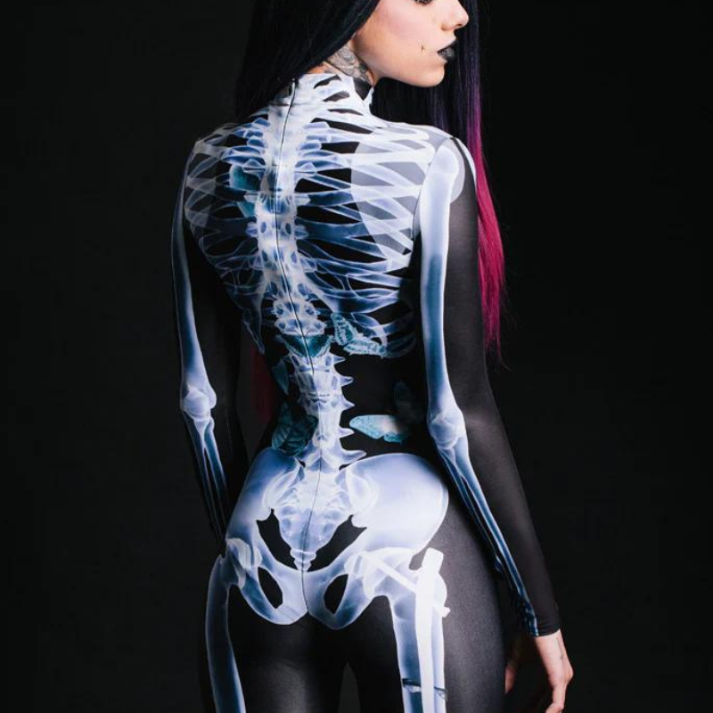Sexy Skeleton Bodysuit - Halloween Special