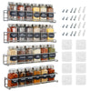 4 Pack Wall Mount Spice Rack