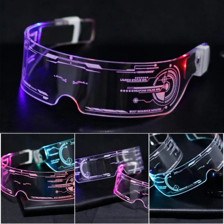 LED Futuristic Cyber Glasses | 1+1 FREE