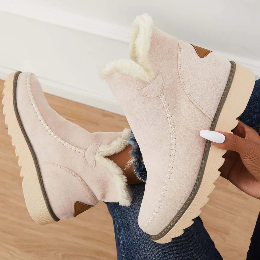 Winter Suede Ankle Boots